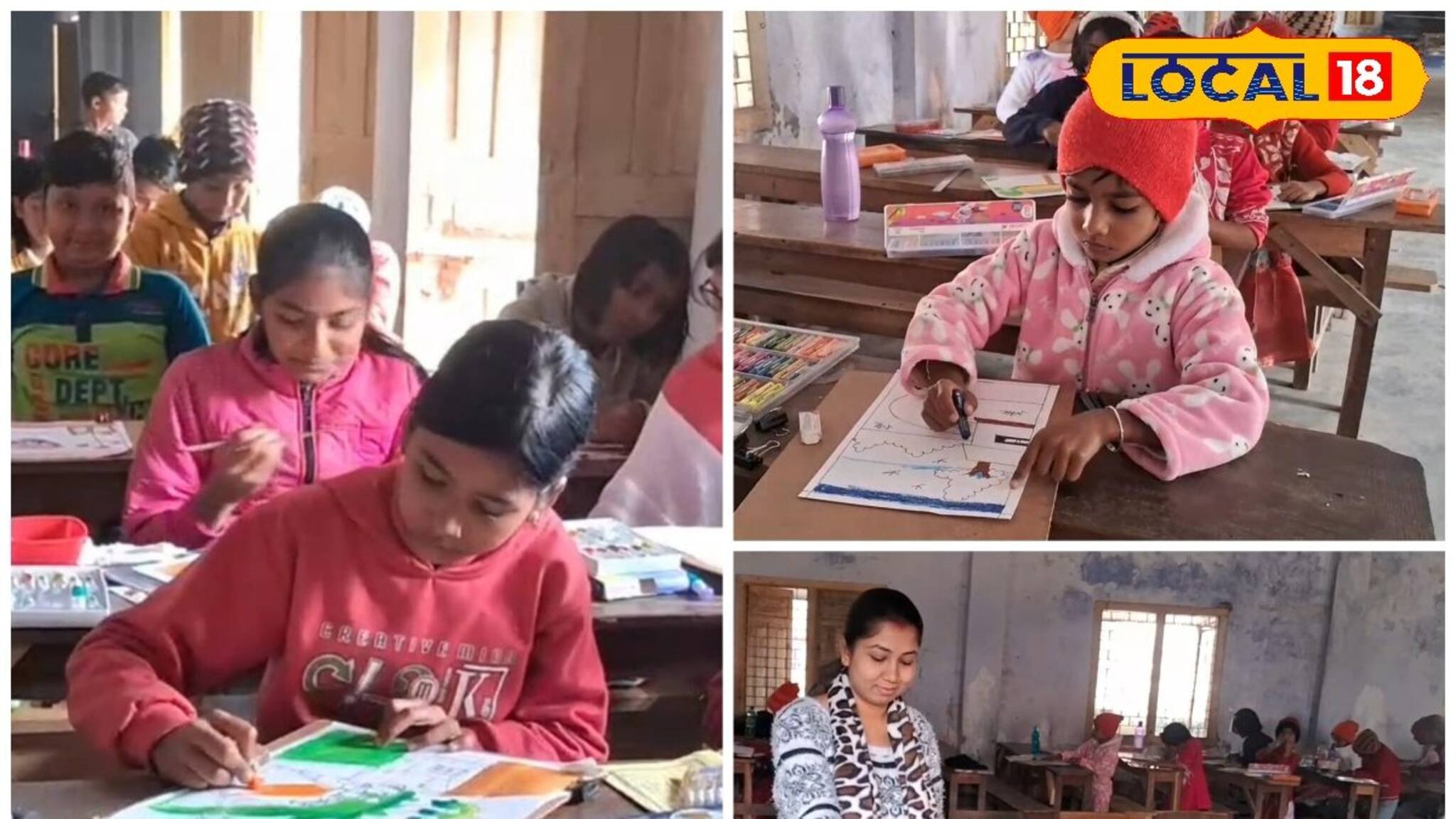 চিত্রকলার ছোঁয়ায় কচিকাঁচাদের সৃজনশীল বিকাশে প্রশংসনীয় উদ্যোগ!