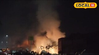 ঘোজাডাঙ্গা সীমান্ত এলাকায় তুলো বোঝাই ট্রাকে আগুন 