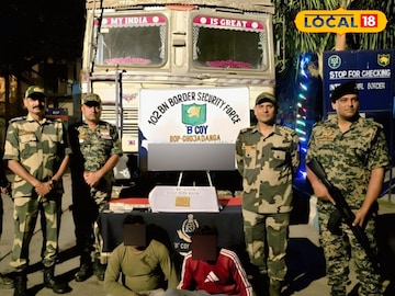 ট্রাক সহ পাচারকারী বিএসএফের হাতে<br> ট্রাক সহ পাচারকারী বিএসএফের হাতে<br>