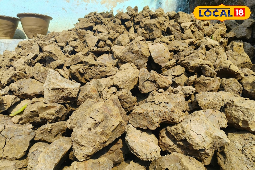 কাশীপুরের দ্বারকেশ্বর নদীর পাড় থেকে সংগৃহীত মাটি দিয়েই তৈরি হয় এসব সামগ্রী। শুধু উৎসবের মরশুমে নয়, বছরের প্রতিটি দিনই ন'পাড়ার কুম্ভকার পরিবারগুলিতে চলে মাটি কেটে আনা, মেখে তৈরি করা, রোদে শুকানো থেকে শুরু করে আগুনে পুড়িয়ে পরিপূর্ণ রূপ দেওয়ার নিরন্তর কাজ।