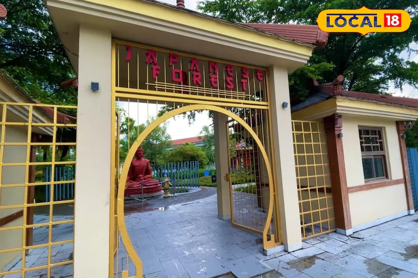 *লাল রঙের টেম্পেল, সুন্দর জিগজ্যাগ ব্রিজ এবং ছোট্ট জলাশয়, সব মিলিয়ে এলাকা জুড়ে ছড়িয়ে আছে এক অন্যরকম শান্ত পরিবেশ। জাপানের কোনও ফরেস্টে হাঁটার অভিজ্ঞতাও মিলছে বলেই দাবি পর্যটকদের।