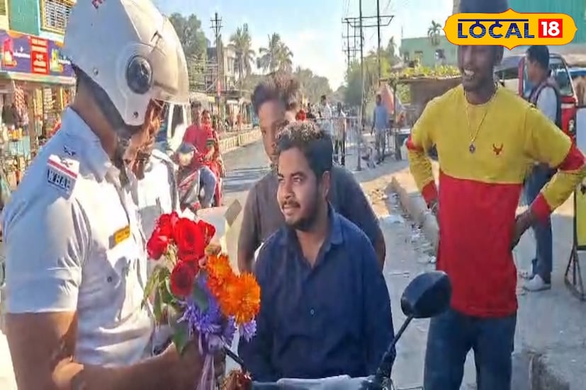 এই বিশেষ উদ্যোগ নিয়েছে আশিঘর সাব ট্রাফিক গার্ড। ইস্টার্ন বাইপাস দিয়ে যাতায়াতকারী বহু বাইক ও স্কুটি চালক এদিন হেলমেট ছাড়া চলাচল করছিলেন। ট্রাফিক পুলিশ তাঁদের আটক করলেও কোনও রকম শাস্তি না দিয়ে হাসিমুখে ফুল ও মিষ্টি দিয়ে বোঝানোর চেষ্টা করেন, হেলমেট না পরার ঝুঁকি কতটা মারাত্মক হতে পারে।