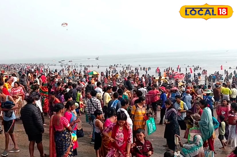 বড়দিনের উৎসবে মেতে উঠেছে দিঘা সমুদ্র সৈকত। এবছর সমুদ্রের আনন্দের সঙ্গে যুক্ত হয়েছে দিঘার জগন্নাথ মন্দির, যা পর্যটকদের কাছে বাড়তি আকর্ষণ তৈরি করেছে। বুধবার থেকেই বড়দিন উপলক্ষে দিঘায় পর্যটকদের ঢল নেমেছে। বৃহস্পতিবার সকাল থেকেই সৈকত শহর দিঘায় ভিড় বাড়তে শুরু করে। যত সময় গড়াচ্ছে, ততই সমুদ্র সৈকতে উপচে পড়ছে পর্যটকদের ভিড়। (তথ্য ও ছবি : মদন মাইতি)