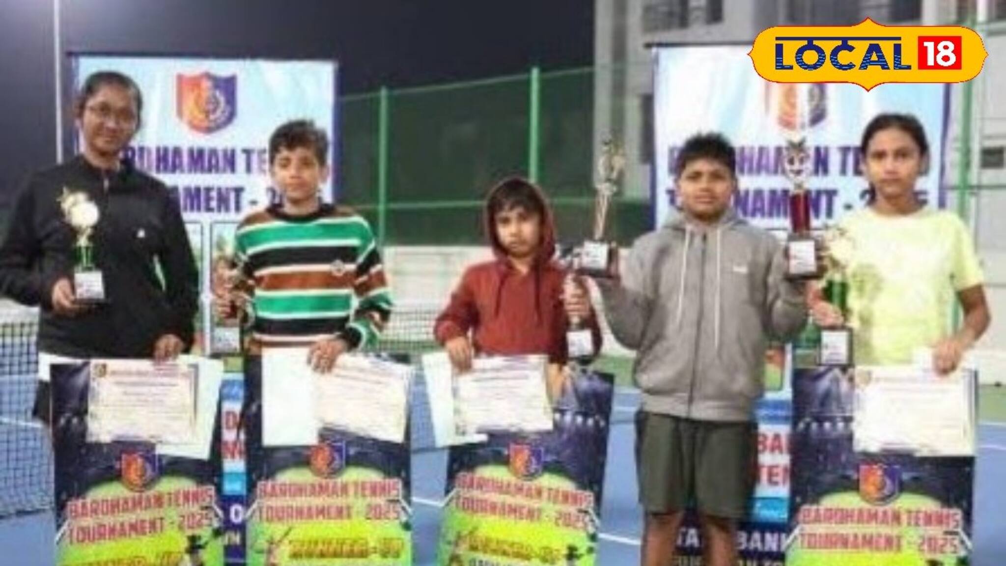 পূর্ব বর্ধমান জেলা পুলিশের উদ্যোগে প্রথম লন টেনিস টুর্নামেন্ট, ব্যাপক উৎসাহ ও উন্মাদনা