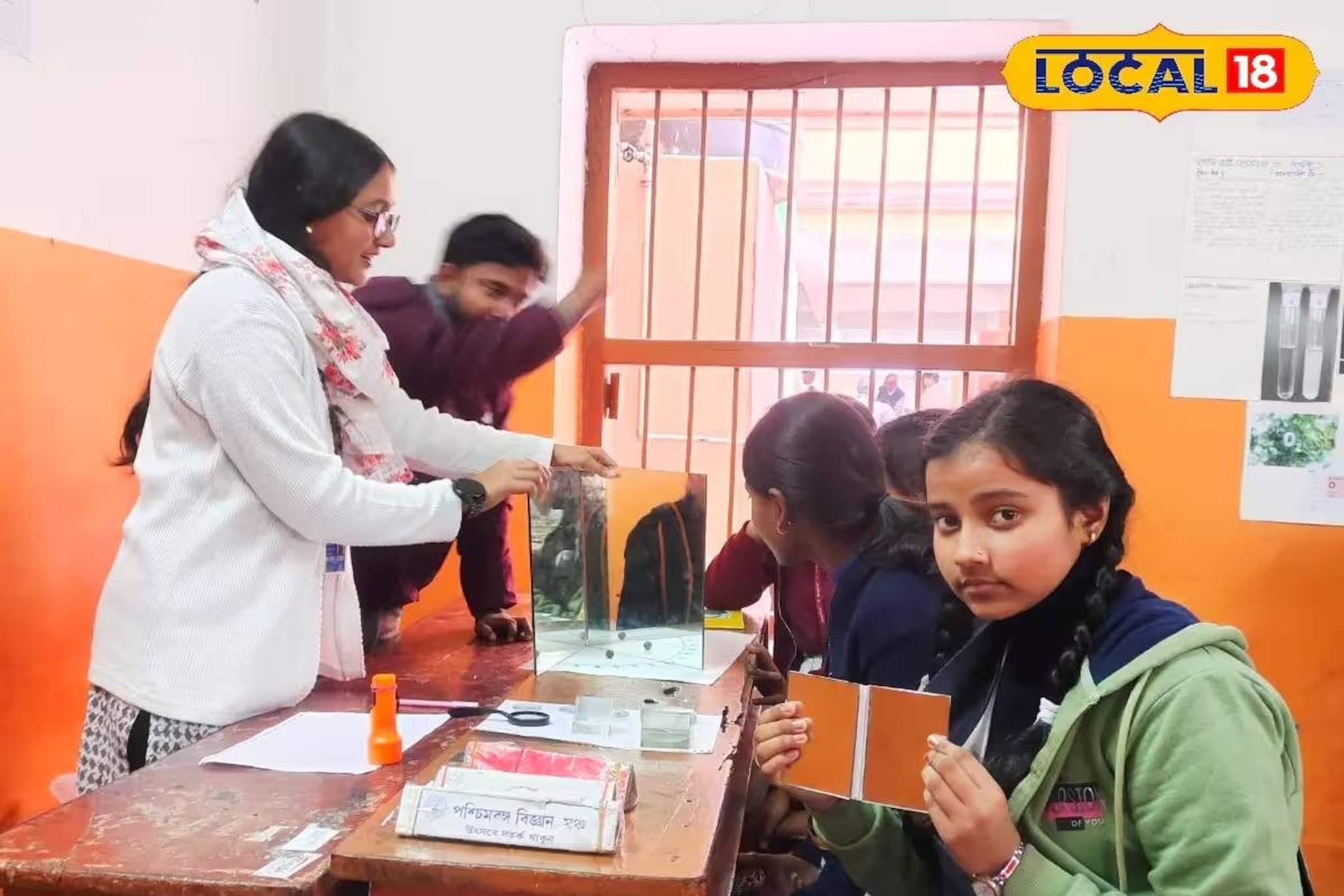 মিউজিয়ামের 'জাদু আয়না' বানানো যাবে বাড়িতেই! বিশেষ পদ্ধতি দেখালেন মালদহের ২ কলেজ পড়ুয়া