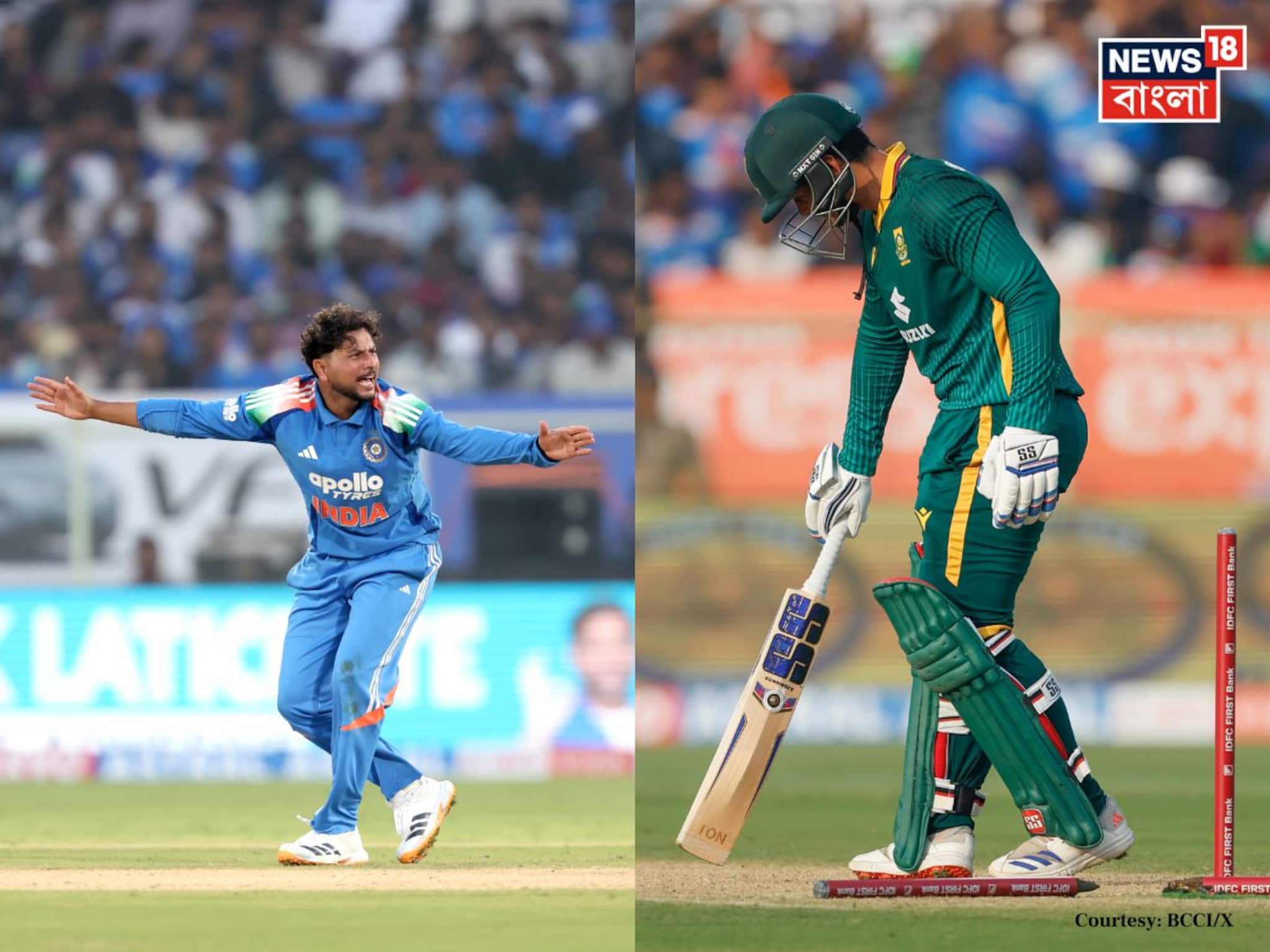 India vs South Africa: ডি ককের শতরান, দক্ষিণ আফ্রিকাকে ভাঙলেন কুলদীপ-প্রসিদ্ধ! ভাইজ্যাগে সিরিজ জিততে ভারতের চাই ২৭১