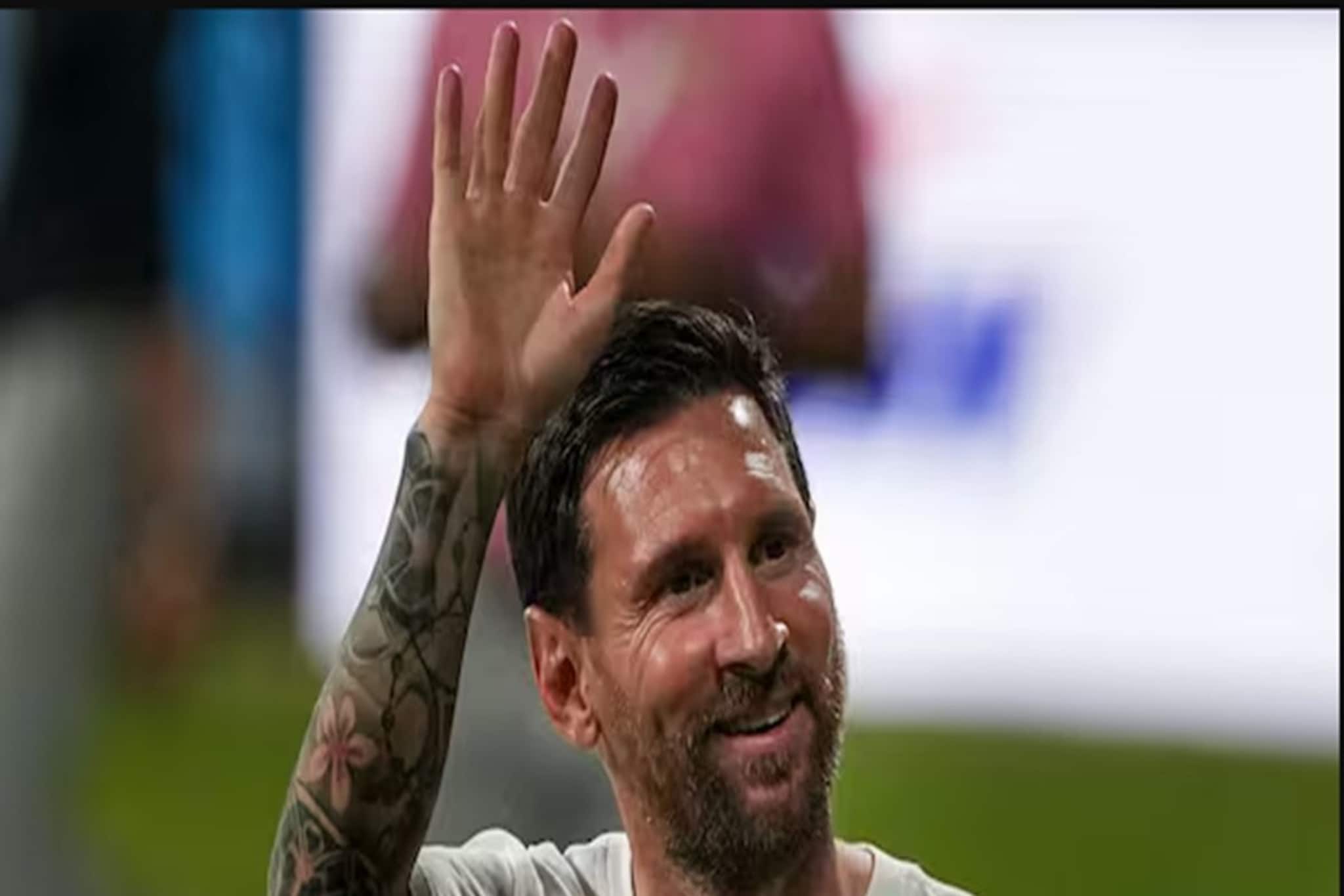 হাত মেলাতে ১ কোটি, ভারত সফরের শেষ ধাপে আজ দিল্লিতে মেসি! কার কার সঙ্গে সাক্ষাৎ? হাত মেলাতে ১ কোটি, ভারত সফরের শেষ ধাপে আজ দিল্লিতে মেসি! কার কার সঙ্গে সাক্ষাৎ?