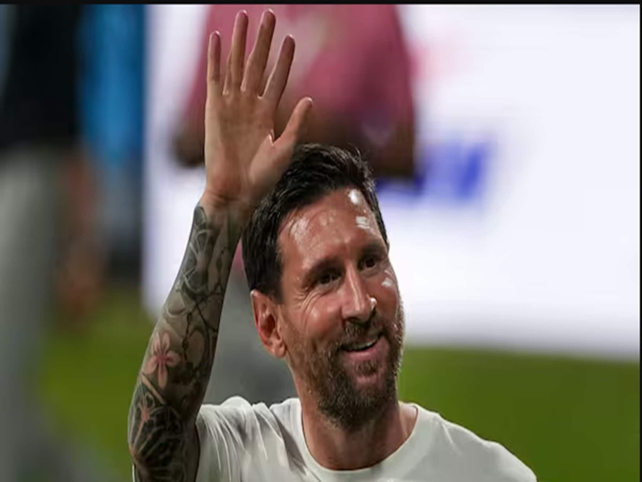 হাত মেলাতে ১ কোটি, ভারত সফরের শেষ ধাপে আজ দিল্লিতে মেসি! কার কার সঙ্গে সাক্ষাৎ? হাত মেলাতে ১ কোটি, ভারত সফরের শেষ ধাপে আজ দিল্লিতে মেসি! কার কার সঙ্গে সাক্ষাৎ?