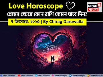 ৭ ডিসেম্বর, ২০২৫- কেমন যাবে আজকের প্রেমজীবন, জানাচ্ছেন জ্যোতিষী চিরাগ দারুওয়ালা ৭ ডিসেম্বর, ২০২৫- কেমন যাবে আজকের প্রেমজীবন, জানাচ্ছেন জ্যোতিষী চিরাগ দারুওয়ালা