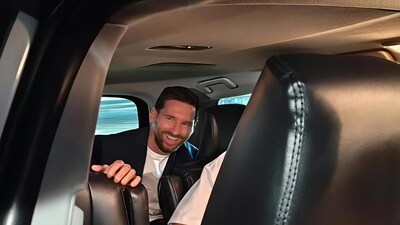 Messi lands in Kolkata; Shah Rukh Khan joins, fans erupt