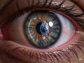 এই সময়ে আমরা কর্নিয়ার আলসারেরও একটি উল্লেখযোগ্য বৃদ্ধি দেখতে পাই (AI Image) এই সময়ে আমরা কর্নিয়ার আলসারেরও একটি উল্লেখযোগ্য বৃদ্ধি দেখতে পাই (AI Image)