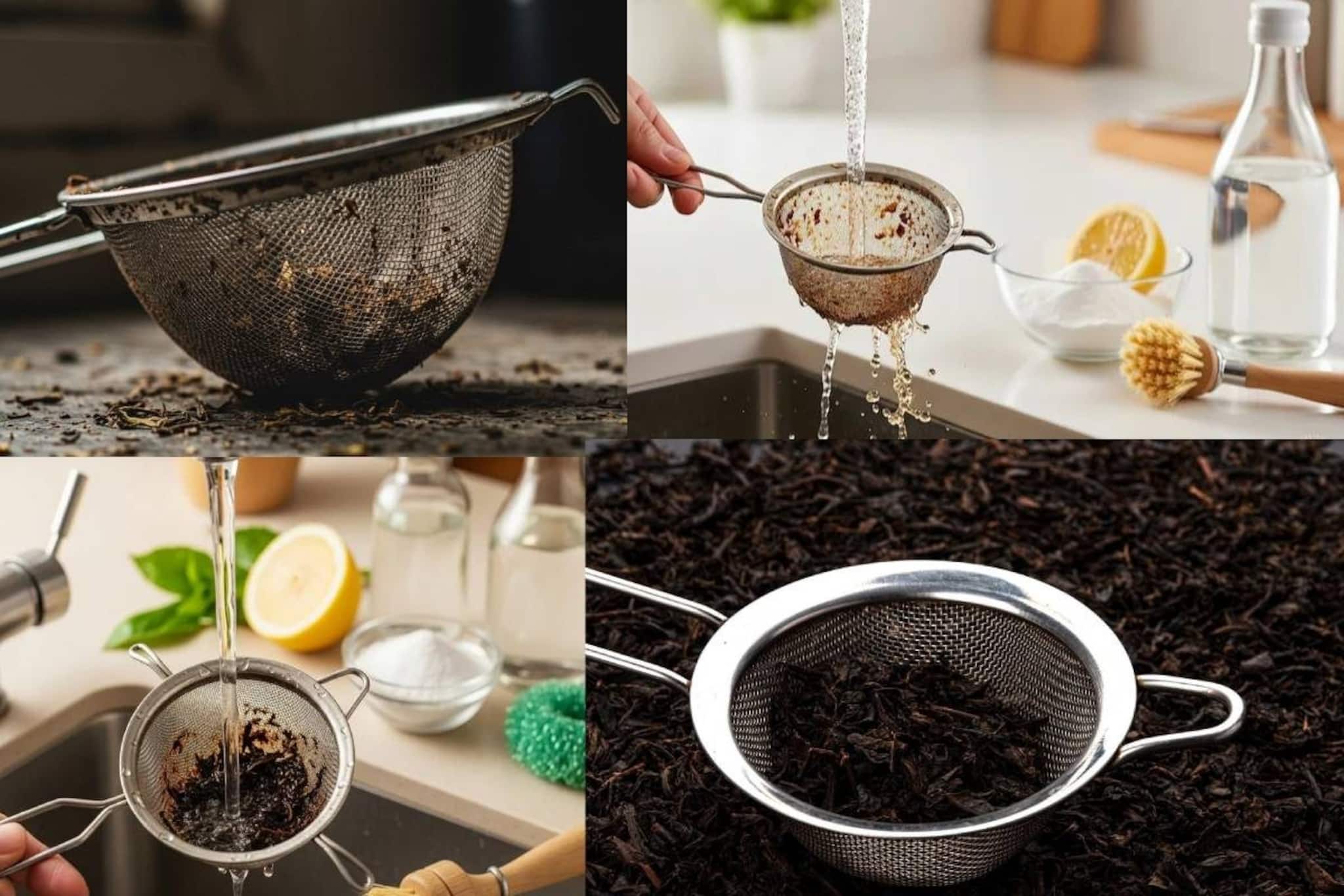 লেবুর রস, বেকিং সোডা...রান্নাঘরের ছাঁকনি রুপোর মতো চকচকে! উধাও তেলকালি-মরচে-নোংরা! লেবুর রস, বেকিং সোডা...রান্নাঘরের ছাঁকনি রুপোর মতো চকচকে! উধাও তেলকালি-মরচে-নোংরা!