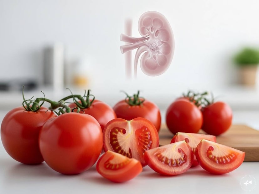  বিশেষজ্ঞদের মতে, টম্যাটো কিডনিতে পাথর সৃষ্টি করে এমন কোনও বৈজ্ঞানিক প্রমাণ নেই। যদিও টম্যাটোতে অক্সালেট থাকে, তবে এর পরিমাণ খুবই কম। ১০০ গ্রাম টম্যাটোতে প্রায় ৫ মিলিগ্রাম হজমযোগ্য অক্সালেট থাকে। বিশেষজ্ঞরা বলছেন যে এই পরিমাণ শরীরের জন্য ক্ষতিকারক নয়। বলছেন পুষ্টিবিদ অবনী কৌল৷