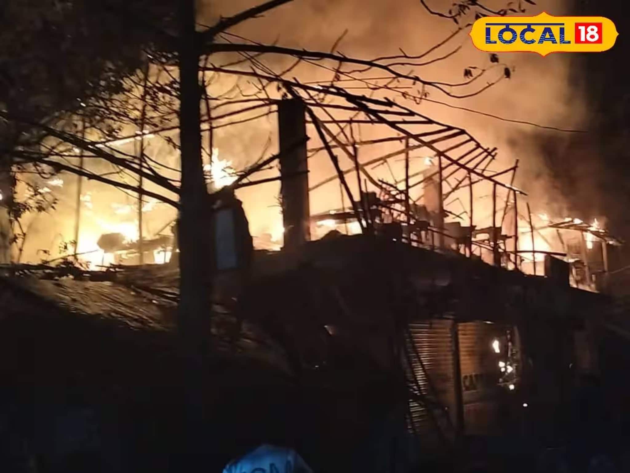 শীতের রাতে দাউদাউ করে জ্বলল সেলাই কারখানা! হাসনাবাদে ভয়াবহ অগ্নিকাণ্ড