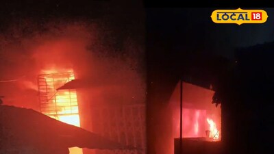 রঘুনাথগঞ্জের মিয়াপুর বাজারে কাপড়ের দোকানে আগুন