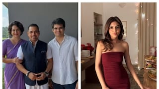 বান্ধবী আভিভার (ডানদিকে) সঙ্গে বাগদান সম্পন্ন হল প্রিয়াঙ্কা-রবার্ট বঢরার পুত্র রাইহানের৷ 