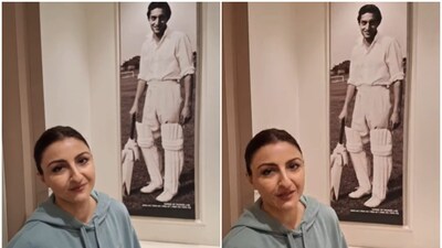 सोहा अली खान ने ईडन गार्डन में नवाब पटौदी को याद किया, वीडियो वायरल.