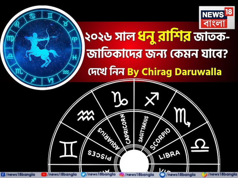 আর মোটে কয়েকটা দিন পড়ে আছে, পুরো এক মাসও নেই। বিদায়ী বছরের মরশুমে সবার মনেই এখন কেবল একটাই কৌতূহল- নতুন বছর কেমন যাবে! সেই প্রশ্নের উত্তর দিচ্ছেন সেলিব্রিটি জ্যোতিষী চিরাগ দারুওয়ালা, তাঁর কাছ থেকে জেনে নেওয়া যাক ২০২৬ সাল জীবনের বিভিন্ন ক্ষেত্রে ঠিক কী কী নিয়ে আসতে চলেছে ধনু রাশির জাতক জাতিকাদের জন্য। ধনু রাশির জন্য ২০২৬ সাল সম্প্রসারণ, পরিবর্তন এবং উল্লেখযোগ্য অগ্রগতির মিশ্রণ নিয়ে আসবে। গ্রহের অশুভ গতিবিধি আপনার জীবনের বিভিন্ন ক্ষেত্রে গভীরভাবে প্রভাব ফেলবে। এই বছর আপনাকে আপনার সহজাত আশাবাদী এবং দুঃসাহসিক প্রকৃতিকে কাজে লাগাতে অনুপ্রাণিত করবে। এই বছর দায়িত্ব এবং আত্ম-শৃঙ্খলার দাবি করবে। এই বছর আপনার ইচ্ছা এবং দায়িত্বের মধ্যে ভারসাম্য বজায় রাখার এবং দূরদর্শিতার সঙ্গে গুরুত্বপূর্ণ সিদ্ধান্ত নেওয়ার সময়। আর মোটে কয়েকটা দিন পড়ে আছে, পুরো এক মাসও নেই। বিদায়ী বছরের মরশুমে সবার মনেই এখন কেবল একটাই কৌতূহল- নতুন বছর কেমন যাবে! সেই প্রশ্নের উত্তর দিচ্ছেন সেলিব্রিটি জ্যোতিষী চিরাগ দারুওয়ালা, তাঁর কাছ থেকে জেনে নেওয়া যাক ২০২৬ সাল জীবনের বিভিন্ন ক্ষেত্রে ঠিক কী কী নিয়ে আসতে চলেছে ধনু রাশির জাতক জাতিকাদের জন্য। ধনু রাশির জন্য ২০২৬ সাল সম্প্রসারণ, পরিবর্তন এবং উল্লেখযোগ্য অগ্রগতির মিশ্রণ নিয়ে আসবে। গ্রহের অশুভ গতিবিধি আপনার জীবনের বিভিন্ন ক্ষেত্রে গভীরভাবে প্রভাব ফেলবে। এই বছর আপনাকে আপনার সহজাত আশাবাদী এবং দুঃসাহসিক প্রকৃতিকে কাজে লাগাতে অনুপ্রাণিত করবে। এই বছর দায়িত্ব এবং আত্ম-শৃঙ্খলার দাবি করবে। এই বছর আপনার ইচ্ছা এবং দায়িত্বের মধ্যে ভারসাম্য বজায় রাখার এবং দূরদর্শিতার সঙ্গে গুরুত্বপূর্ণ সিদ্ধান্ত নেওয়ার সময়।