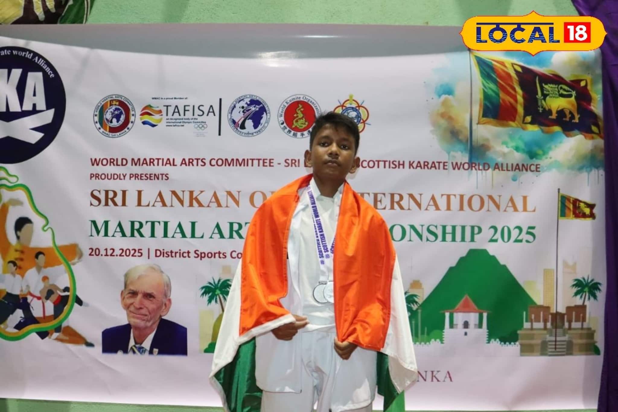 শিলিগুড়ির গর্ব ঋষিরাজ! শ্রীলঙ্কার মাটিতে মার্শাল আর্টসে জোড়া রুপো জয়