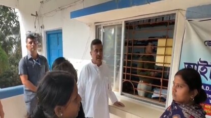 নন্দীগ্রাম থানায় শুভেন্দু অধিকারী৷ নন্দীগ্রাম থানায় শুভেন্দু অধিকারী৷