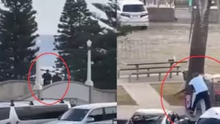 গুলিচালনার সেই মুহূর্ত (X @ManOfTheLibrary ) গুলিচালনার সেই মুহূর্ত (X @ManOfTheLibrary )