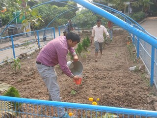মিড ডে মিলের সবজি ফলবে স্কুলেই, পুষ্টিবাগান তৈরির কাজ শুরু হল বর্ধমানের স্কুলে
