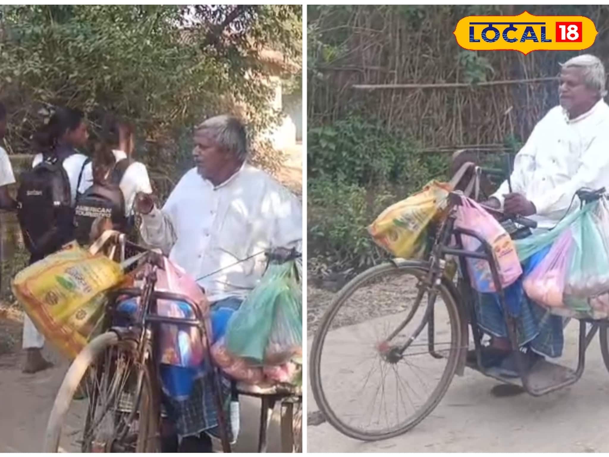 অসুস্থতা ভাঙতে পারেনি মনোবল! ট্রাই সাইকেলে ঘুরে ছোলা ভাজা বিক্রি করেন বৃদ্ধ