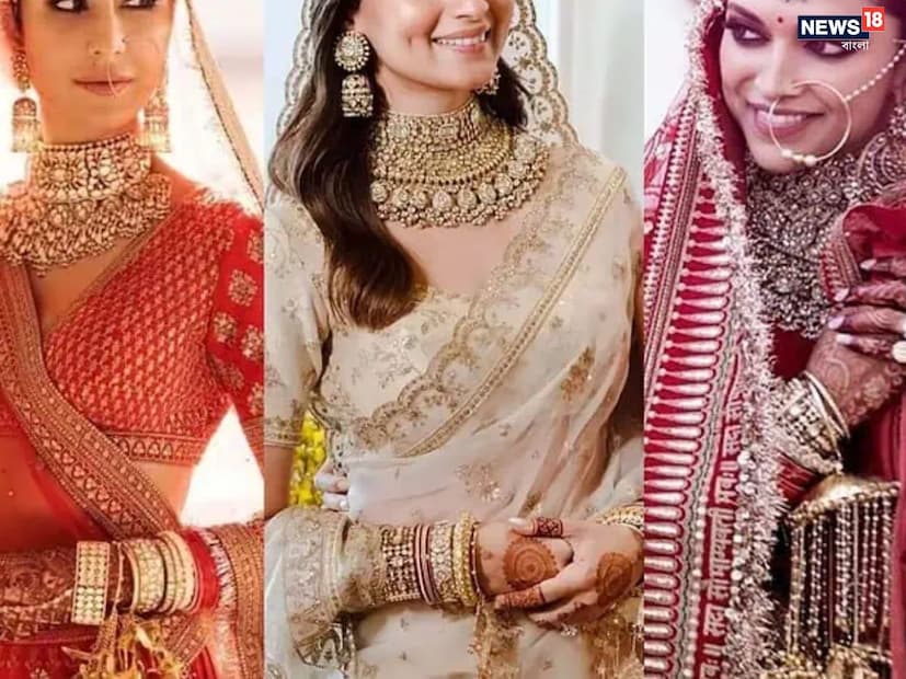 বলিউডে বিয়ে মানেই রাজকীয় আয়োজন। শুধু অনুষ্ঠান নয়, অভিনেত্রীদের বিয়ের পোশাকও হয়ে ওঠে চর্চার কেন্দ্রবিন্দু। বছরের পর বছর ধরে বলিউডের প্রথম সারির অভিনেত্রীরা তাঁদের বিয়ের দিনে এমন সব শাড়ি ও লেহেঙ্গা পরেছেন, যার দাম শুনলে চমকে উঠতে হয়। সম্প্রতি সামনে এসেছে বলিউড অভিনেত্রীদের সবচেয়ে দামি বিয়ের পোশাকের তালিকা। বলিউডে বিয়ে মানেই রাজকীয় আয়োজন। শুধু অনুষ্ঠান নয়, অভিনেত্রীদের বিয়ের পোশাকও হয়ে ওঠে চর্চার কেন্দ্রবিন্দু। বছরের পর বছর ধরে বলিউডের প্রথম সারির অভিনেত্রীরা তাঁদের বিয়ের দিনে এমন সব শাড়ি ও লেহেঙ্গা পরেছেন, যার দাম শুনলে চমকে উঠতে হয়। সম্প্রতি সামনে এসেছে বলিউড অভিনেত্রীদের সবচেয়ে দামি বিয়ের পোশাকের তালিকা।