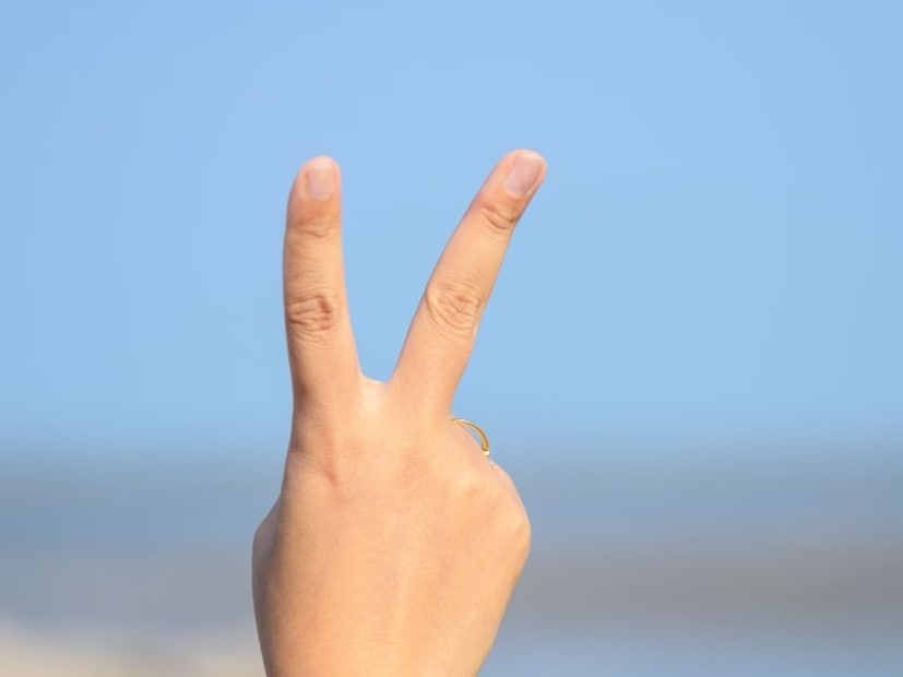 সাফল্য বোঝাতে আপনারা প্রায়শই হাতের প্রথম দুটি আঙুল তুলে 