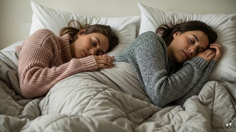 ঘুমনোর সময় কী পরা উচিত? ভাল ঘুমের জন্য সঠিক ঘুমের পোশাক নির্বাচন করা অত্যন্ত গুরুত্বপূর্ণ। বিশেষজ্ঞরা সুতি, লিনেন বা মিশ্রিত কাপড় ব্যবহারের পরামর্শ দেন কারণ এগুলো আর্দ্রতা শোষণ করে এবং ত্বককে শ্বাস নিতে দেয়। ঢিলেঢালা পোশাক আপনাকে ভালো ঘুমোতে সাহায্য করে। শীতকালে, একটি তাপীয় স্তর বা হালকা পশমী টপ সাধারণত উষ্ণ থাকার জন্য যথেষ্ট। গ্রীষ্মকালে, হাফপ্যান্ট, নাইট স্যুট বা স্লিপ শার্টের মতো হালকা স্লিপওয়্যার বেছে নিন।