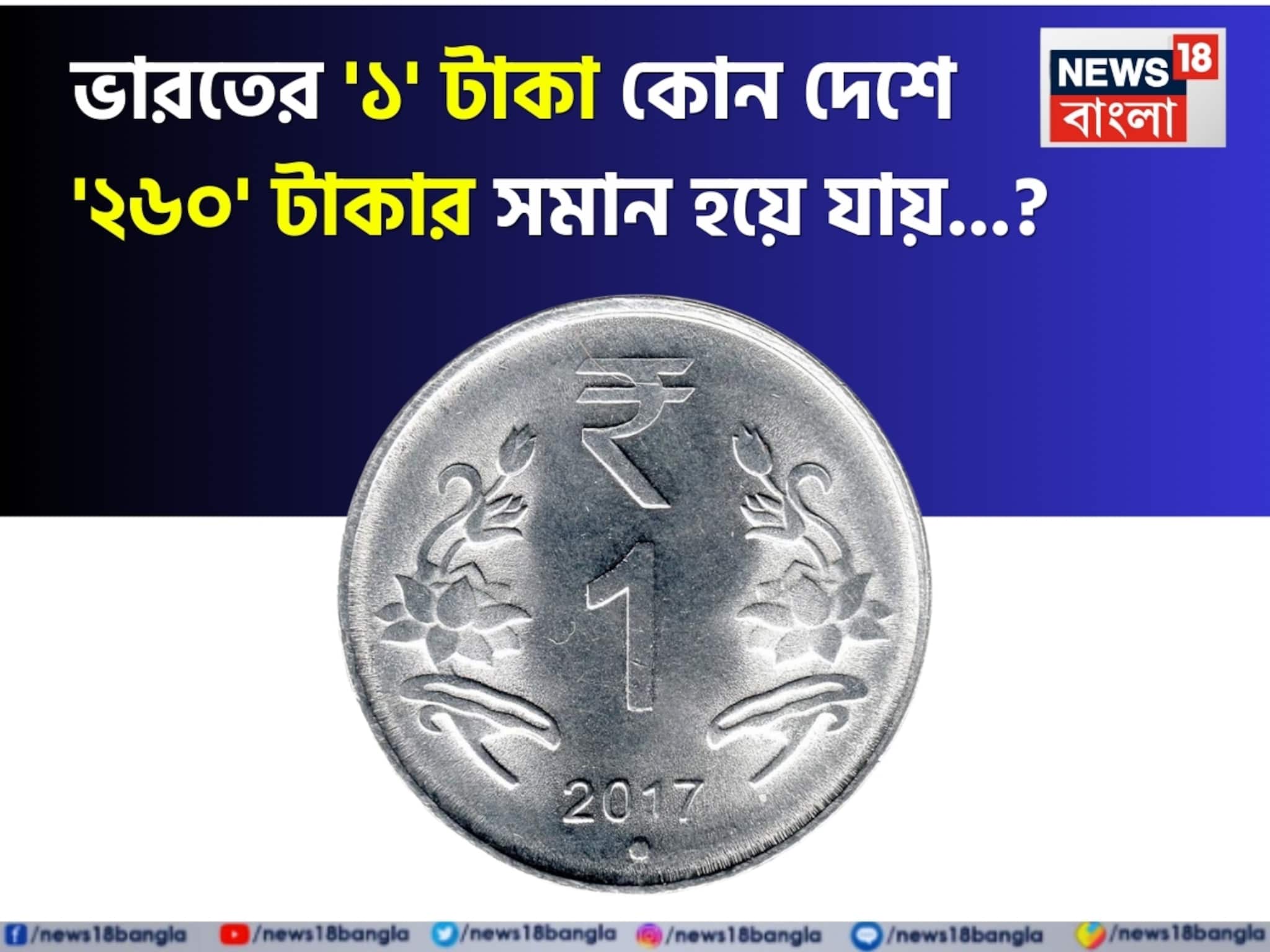 ভারতীয় '১' টাকা কোথায় গেলে '২৬০' হয়ে যায় জানেন...? এখানে লাখপতি হওয়া কে আটকায়! ভারতীয় '১' টাকা কোথায় গেলে '২৬০' হয়ে যায় জানেন...? এখানে লাখপতি হওয়া কে আটকায়!