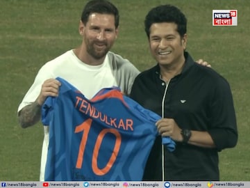 সচিনের সঙ্গে মেসি সচিনের সঙ্গে মেসি