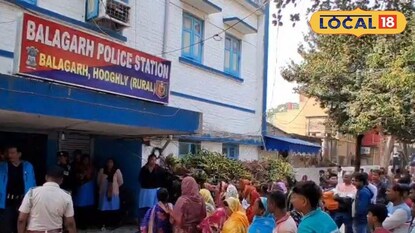 বলাগড় থানা ভাঙচুর বলাগড় থানা ভাঙচুর