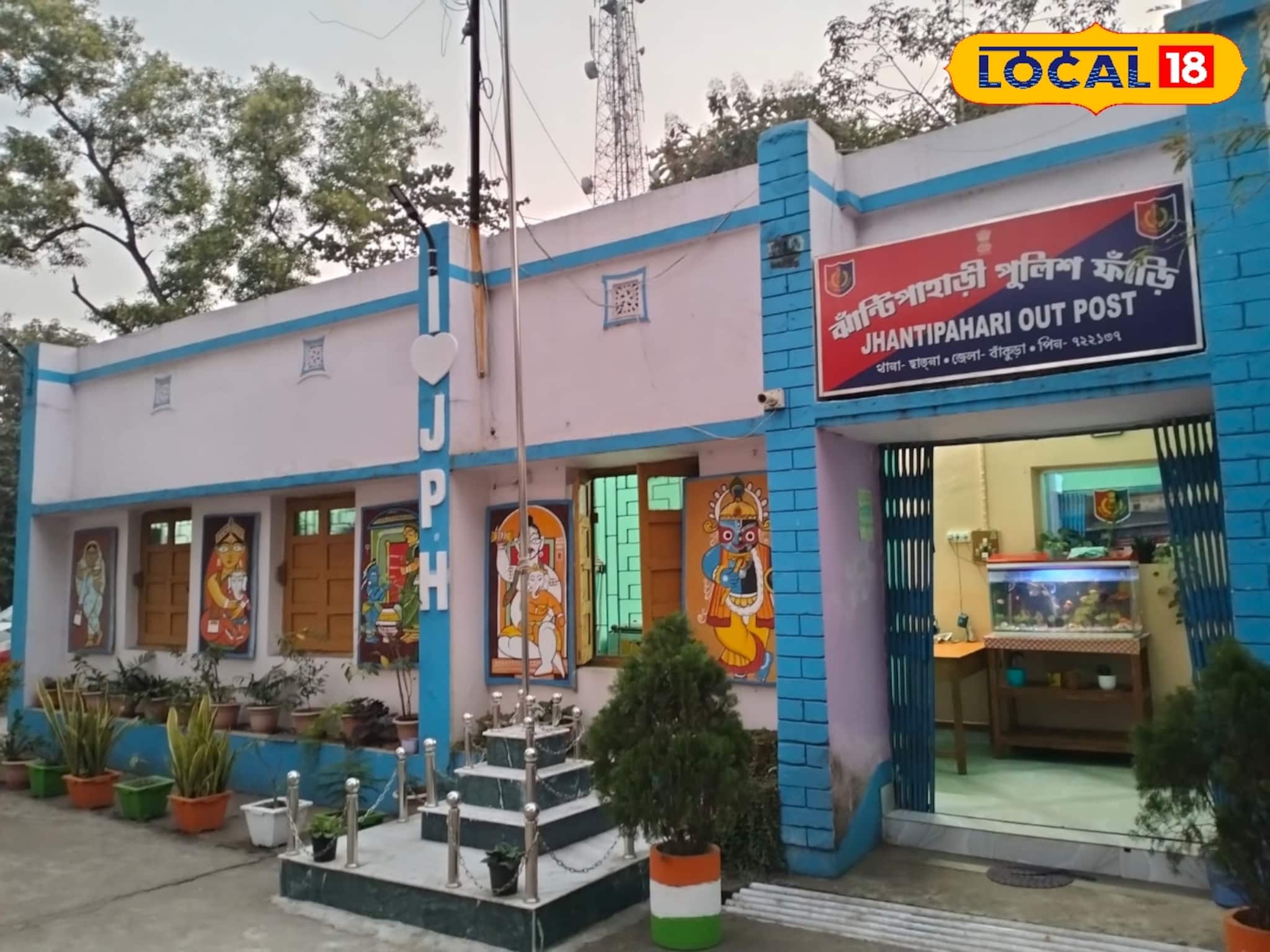 বদলে গেল পুলিশের কঠোর ভাবমূর্তি, আউটপোস্টে শিল্পের ঝলক! এখন আকর্ষণের কেন্দ্রবিন্দু