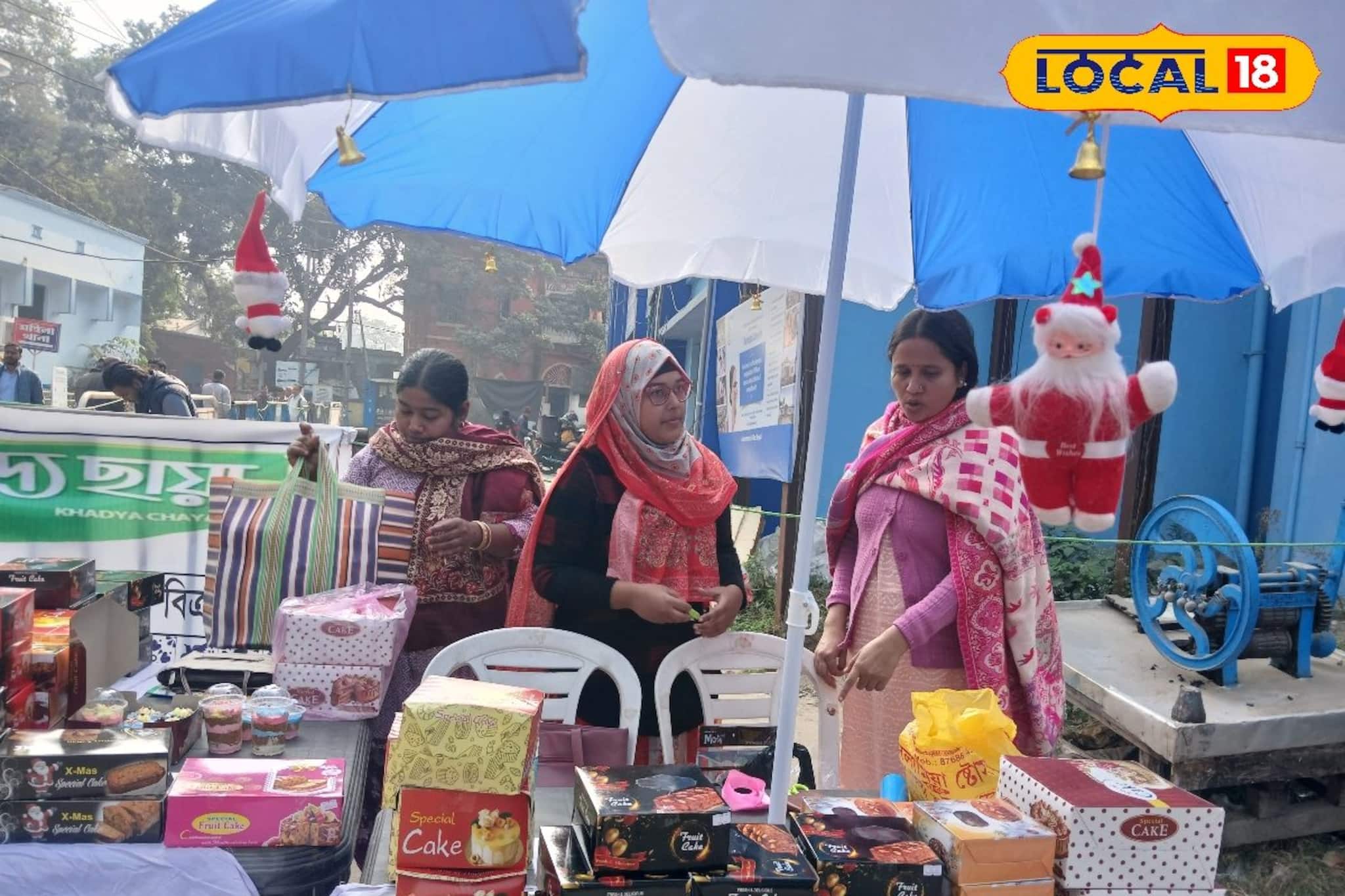 ২৫ টাকা থেকে শুরু! ফ্রুট, ভেনিলা রয়েছে সবকিছুই! ক্রিসমাসের আগে নজরকাড়া কেকের স্টল বর্ধমানে