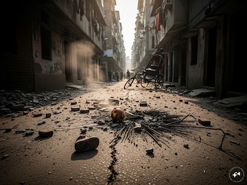 বল ভেবে খেলতে গিয়ে বিকট বিস্ফোরণ! হাওড়ার কদমতলায় গুরুতপর আহত ৮ বছরের বালক Representative Image