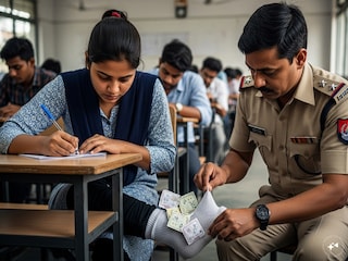 Representative Image তরুণীর মোজার ভিতরে এগুলো কী? চেকিং হতেই... কলকাতা পুলিশ কনস্টেবল পরীক্ষায় অবাক কাণ্ড 