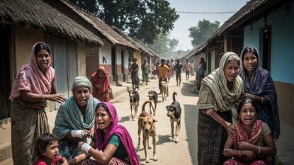 কাজদহ গ্রামে কুকুরের হামলা, ৫০ জন আহত, আতঙ্কে গ্রামবাসী কাজদহ গ্রামে কুকুরের হামলা, ৫০ জন আহত, আতঙ্কে গ্রামবাসী