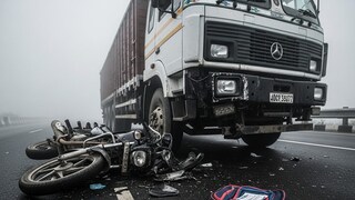 পুলিশের চাকরির পরীক্ষা দিতে যাচ্ছিলেন তরুণী, কুয়াশা ফুঁড়ে বাইকে ধাক্কা! পিষে দিল ১০ চাকার ট্রাক!  