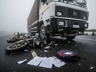 পুলিশের চাকরির পরীক্ষা দিতে যাচ্ছিলেন তরুণী, কুয়াশা ফুঁড়ে বাইকে ধাক্কা! পিষে দিল ১০ চাকার ট্রাক!  