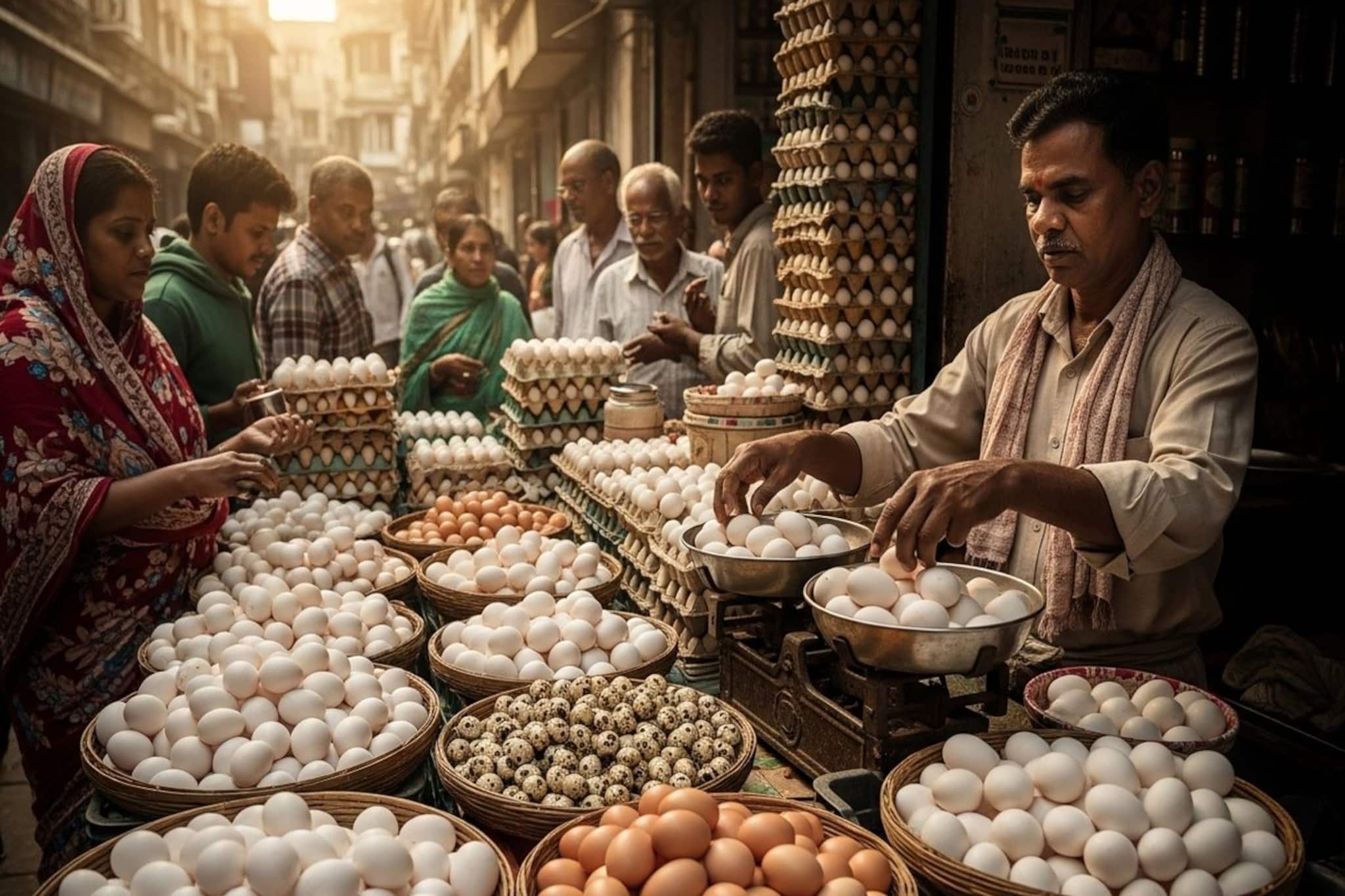 শীত বাড়তেই চড়চড়িয়ে বাড়ছে ডিমের দাম! পকেটে টান সাধারণের! কেন হচ্ছে এমন? যা জানা গেল শীত বাড়তেই চড়চড়িয়ে বাড়ছে ডিমের দাম! পকেটে টান সাধারণের! কেন হচ্ছে এমন? যা জানা গেল