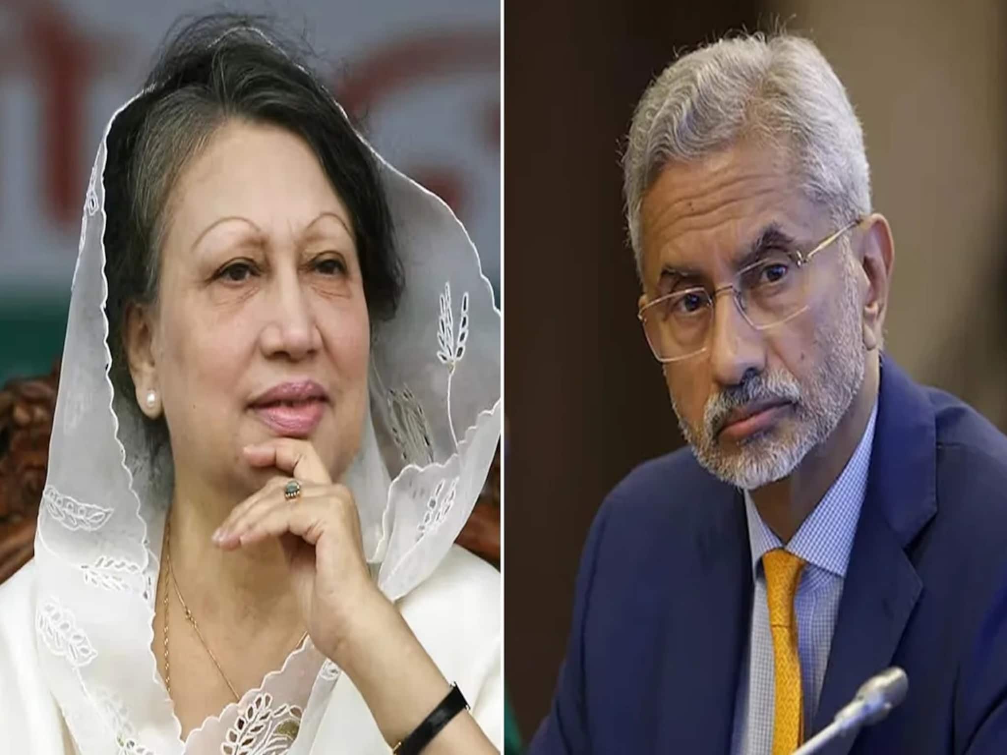 খালেদার ‘জানাজা’য় যোগ দিতে ঢাকায় জয়শংকর, স্বাগত জানালেন বাংলাদেশের বিদেশ সচিব! খালেদার ‘জানাজা’য় যোগ দিতে ঢাকায় জয়শংকর, স্বাগত জানালেন বাংলাদেশের বিদেশ সচিব!