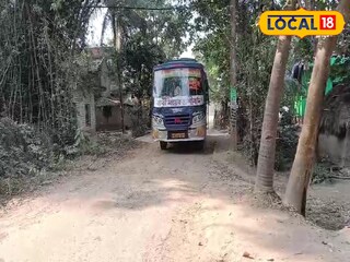 ঝাড়গ্রামের বেহাল রাস্তা