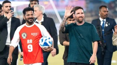 Messi Smiles in Hyderabad After Kolkata Chaos