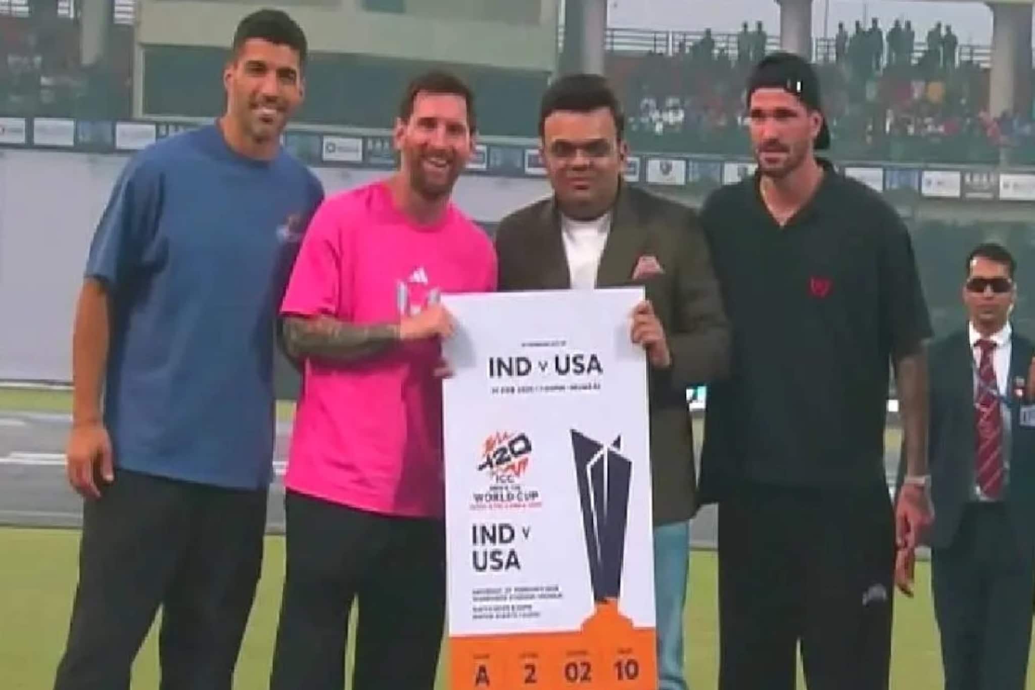 ক্রিকেটভক্তদের জন্য সব থেকে বড় খবর, মেসি এবার টি২০ বিশ্বকাপে! বিরাট চমক