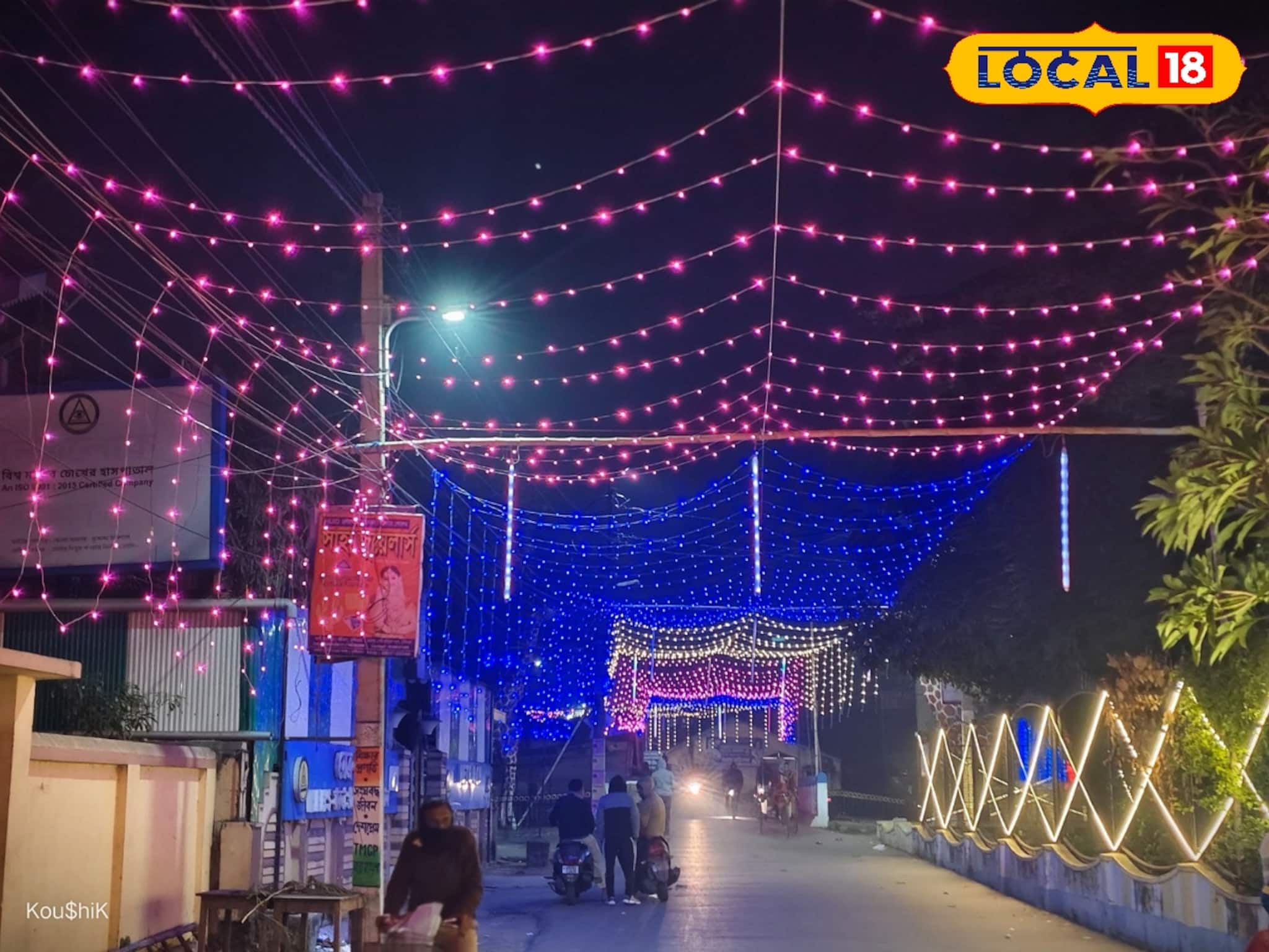 কলকাতার সঙ্গে টেক্কা, ক্রিসমাসে পার্ক স্ট্রিটের ছোঁয়ায় ভোলবদল কান্দির