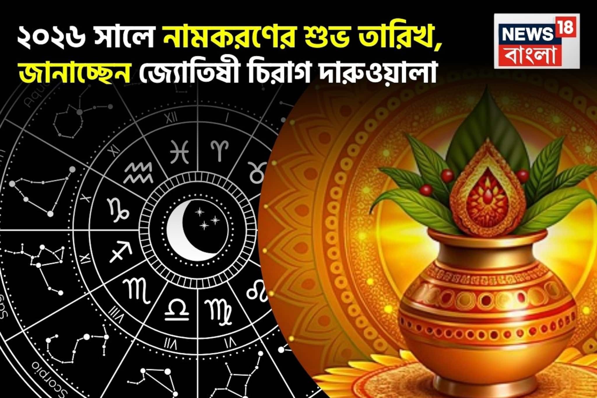২০২৬ সালে নামকরণের শুভ তারিখ ও লগ্ন, জানাচ্ছেন জ্যোতিষী চিরাগ দারুওয়ালা