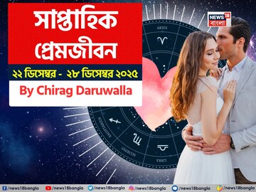 ২২ ডিসেম্বর – ২৮ ডিসেম্বর, ২০২৫- কেমন যাবে এই সপ্তাহে প্রেমজীবন, জানাচ্ছেন জ্যোতিষী চিরাগ