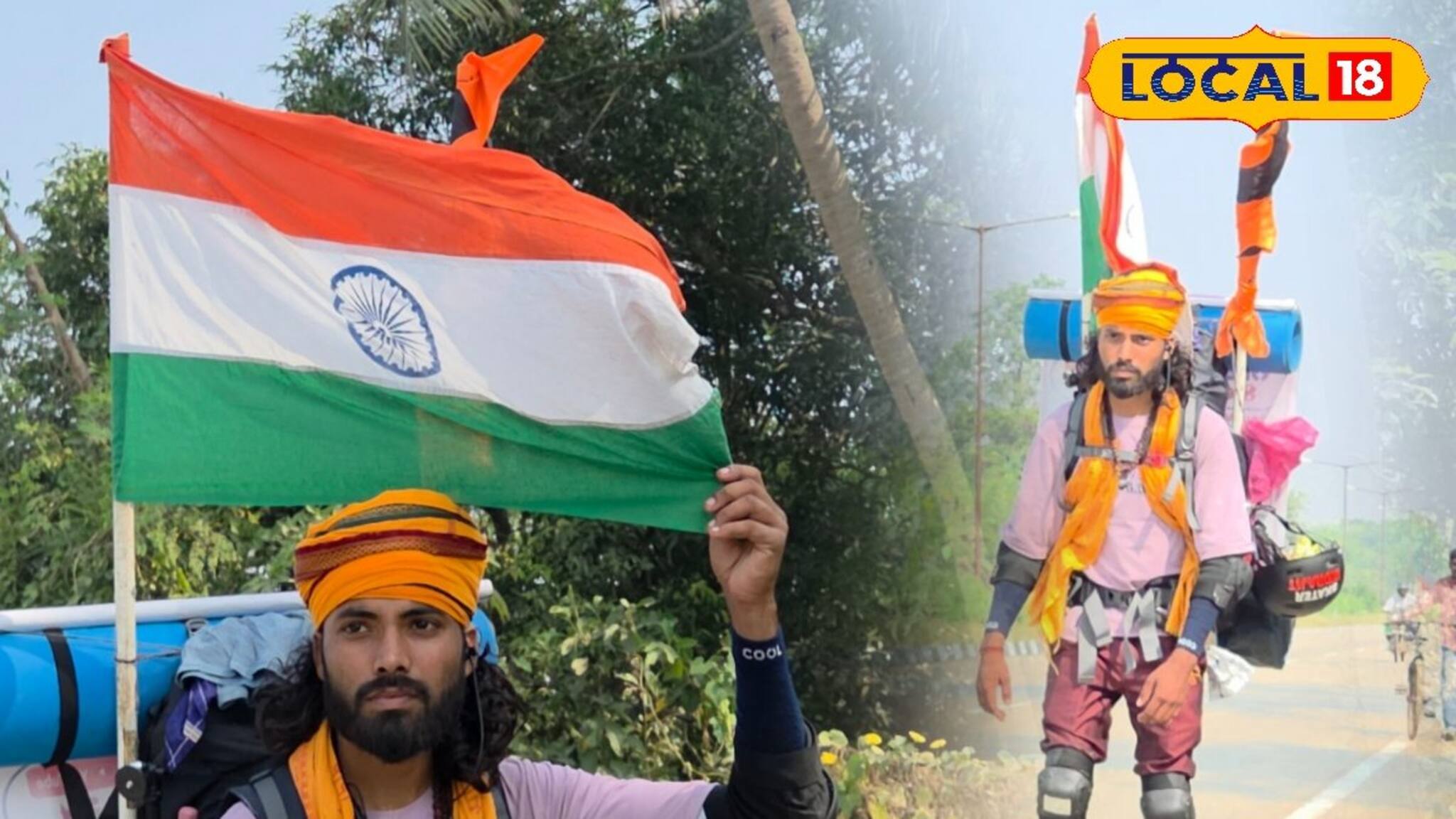 চোখের পলকে রাস্তায় মিলিয়ে যাচ্ছে যুবক! স্কেটিং করে ভারত চষে ফেলার টার্গেট