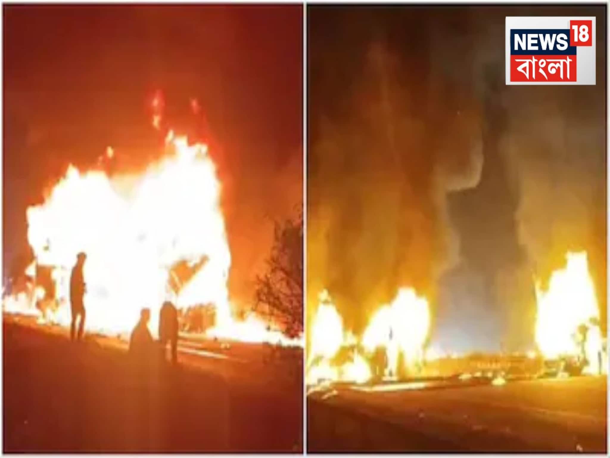 রাত ২টোয় দাউ দাউ করে আগুন! খুলল না বাসের দরজা, জানলা ভেঙে বেরলেন কেউ,বাকিদের ঝলসে মৃত্যু